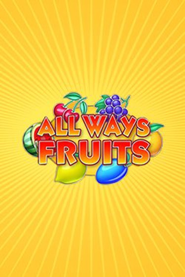 Демо версия игры All Ways Fruits | VAVADA BY 